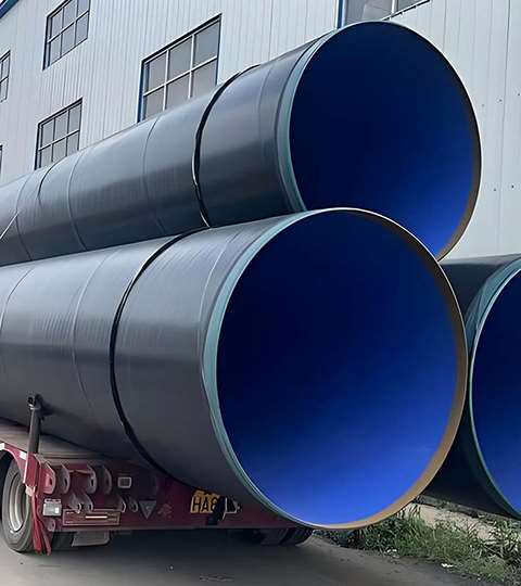 API 5L X42 3PE Coated Spiral Steel Pipe