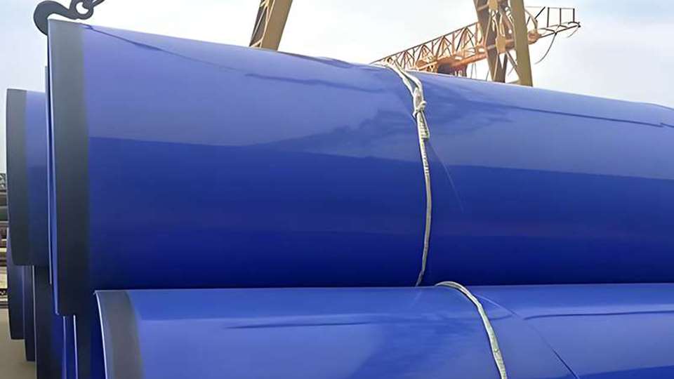 API 5L X52 FBE Coated Spiral Steel Pipe