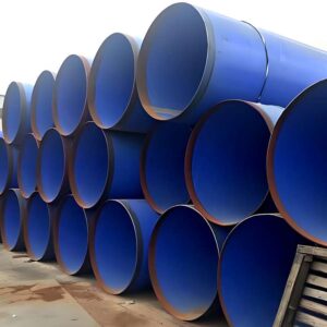 Buried FBE coated steel pipe used in municipal and industrial pipeline systems